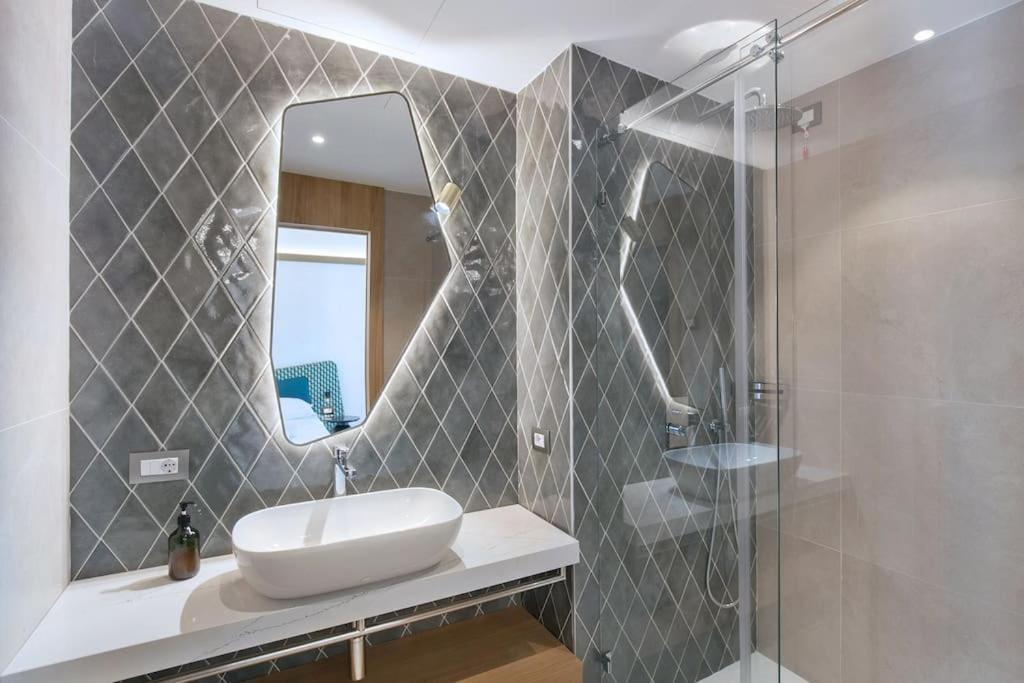Villa Divina-Apt Armonia-Con Piscina E Vista Lago 布伦佐内堡 外观 照片