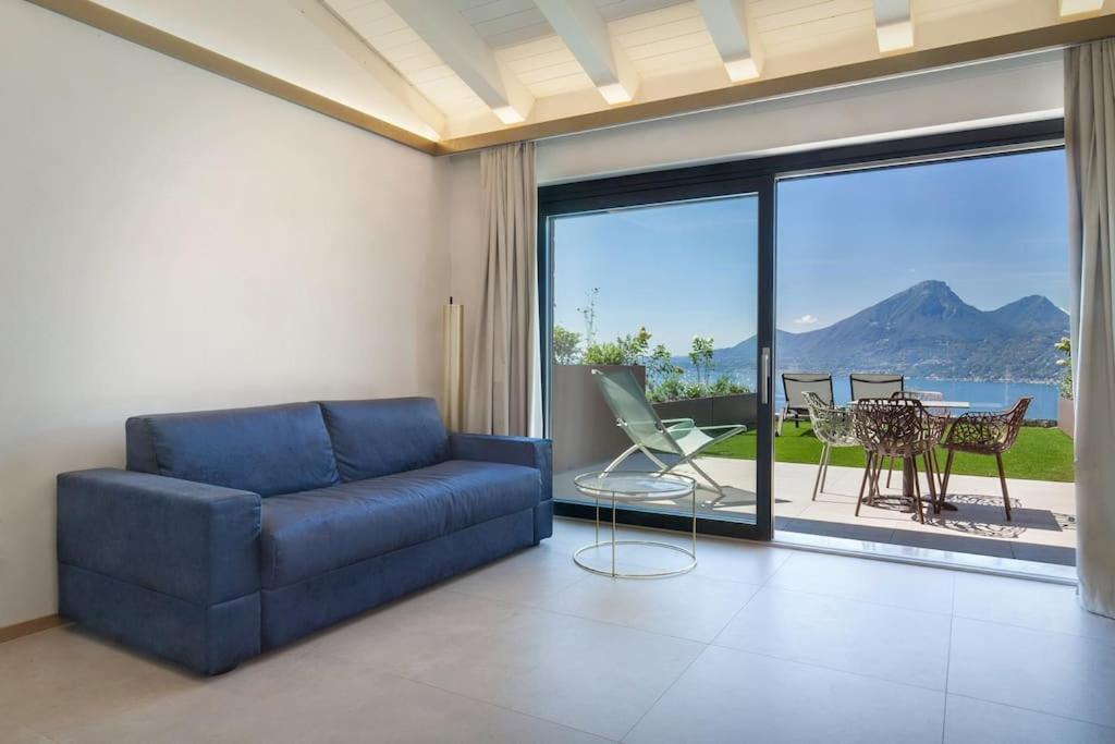 Villa Divina-Apt Armonia-Con Piscina E Vista Lago 布伦佐内堡 外观 照片