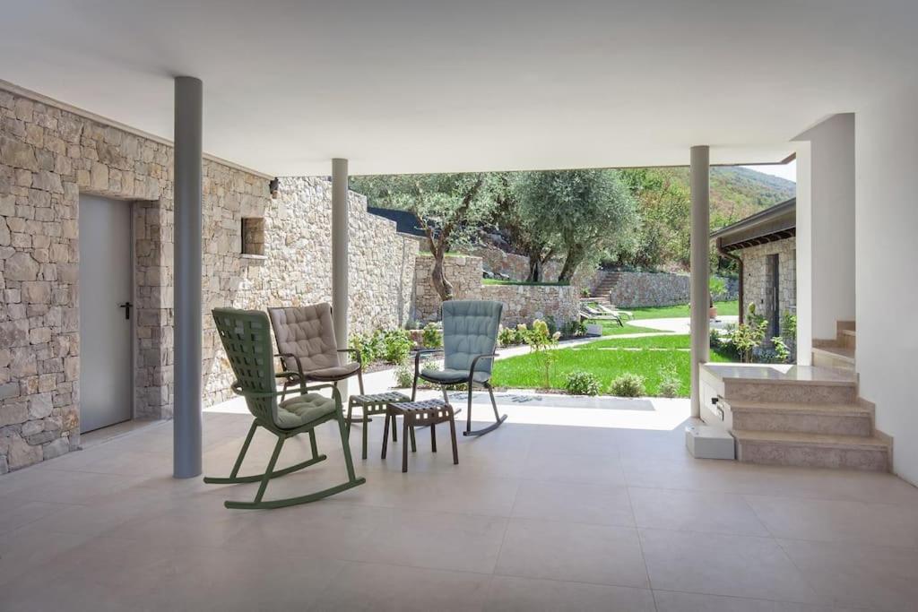 Villa Divina-Apt Armonia-Con Piscina E Vista Lago 布伦佐内堡 外观 照片